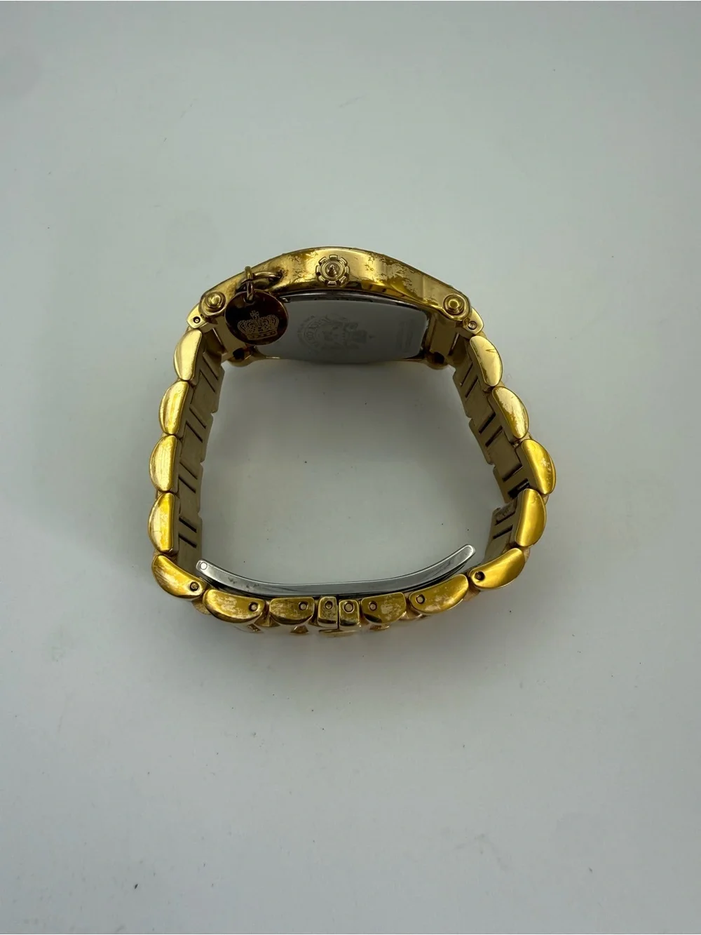 Juicy Couture Gold-Tone Crystal Accent Women's Bracelet Watch with Charm